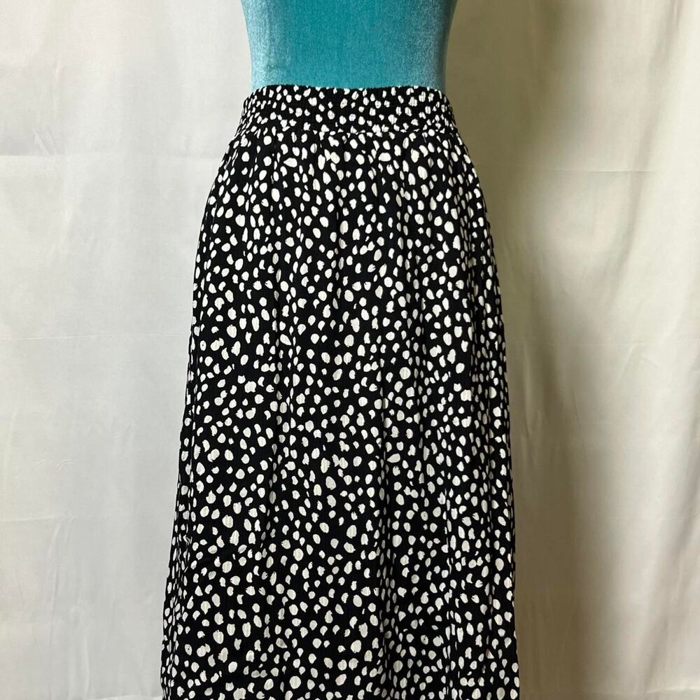 Ann Taylor Loft‎ Petites Women's Chic Polka Dot Print Midi Skirt XSP